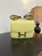 Hermes Constance Mini 18 Epson Shoulder Bag Jaune Citron