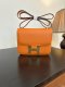 Hermes Constance Mini 18 Epson Shoulder Orange