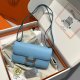 Hermes Constance Elan Epsom Shoulder Bag in Celeste Silver Hardware Hermes Constance Elan Epsom Shoulder Bag in Celeste Silver Hardware