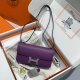 Hermes Constance Elan Epsom Shoulder Bag in Anemone Silver Hardware Hermes Constance Elan Epsom Shoulder Bag in Anemone Silver Hardware