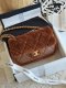 chanel 24k cf brown Teddy Bear Shearling copper hardware
