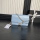 chanel 24k cf light blue calfskin gold hardware medium