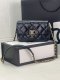 chanel coco love cf black shiny lambskin gold hardware