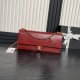 chanel 24k cf red shiny calfskin gold hardware