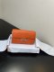 Hermes Constance Epsom Long To Go Wallet Orange Silver Hardware
