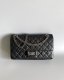 chanel 2.55 black aged calfskin sliver hardware medium