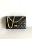 chanel 2.55 black aged calfskin gold hardware medium