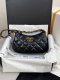 chanel 23k 19 hobo bag black aged calfskin gold hardware large