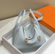 Hermes Taurillon Clemence Lindy 26 Blue pale Hermes Taurillon Clemence Lindy 26 Blue pale