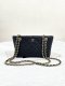 chanel 25c mini tote black Grained Calfskin gold hardware