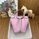 Hermes Clemence Picotin Lock 22 Rose Sakura