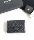 chanel purse cf black shiny lambskin sliver hardware medium