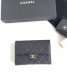 chanel purse cf black grained calfskin gold hardware medium
