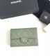 chanel purse cf green grained calfskin gold hardware medium