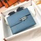 Hermes Epsom Verrou 21 Bleu Jean