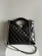 chanel mini Nano 31bag black aged lambskin gold hardware