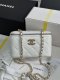 chanel 25p Vanity Case Heart rhinestones bag white caviar calfskin gold hardware small chanel 25p Vanity Case Heart rhinestones bag white caviar calfskin gold hardware small