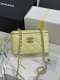chanel 25p Vanity Case Heart rhinestones bag light yellow caviar calfskin gold hardware small chanel 25p Vanity Case Heart rhinestones bag light yellow caviar calfskin gold hardware small