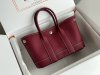 Hermes Garden Mini Togo TPM Handbag in Rouge Hermes