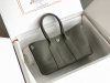 Hermes Garden Mini Togo TPM Handbag in Gris Meyer