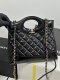chanel 25p mini 31bag black shiny lambskin gold hardware chanel 25p mini 31bag black shiny lambskin gold hardware