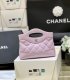 chanel 24s nano 31bag pink shiny lambskin gold hardware