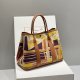 Hermes Garden Party GM Voyage Canvas Shoulder Bag Multiple Colors Jaune Citron