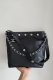 chanel Gold Coin hobo bag black shiny lambskin sliver hardware