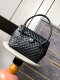 chanel cambon airport bag black shiny lambskin sliver hardware