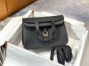Hermes Taurillon Clemence Verso Halzan 25 Black