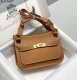 Hermes Jypsiere Mini Evercolor Golden Brown