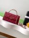 chanel 25a Cross handle horizontal kelly bag jujube red grained calfskin sliver hardware